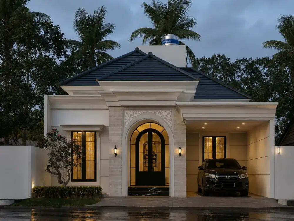Rumah siap bangun desain mewah elegan dekat RS Murangan