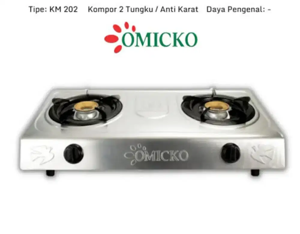 kompor gas 2 tungku