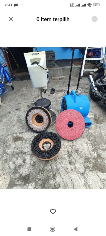 Mesin polisher bisa untuk karpet,keramik dan paving