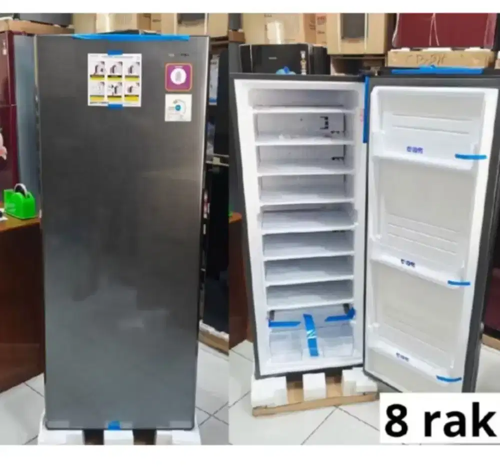 Dijual 3 kulkas frezeer sharp , yg buat usaha frozen dan batu es
