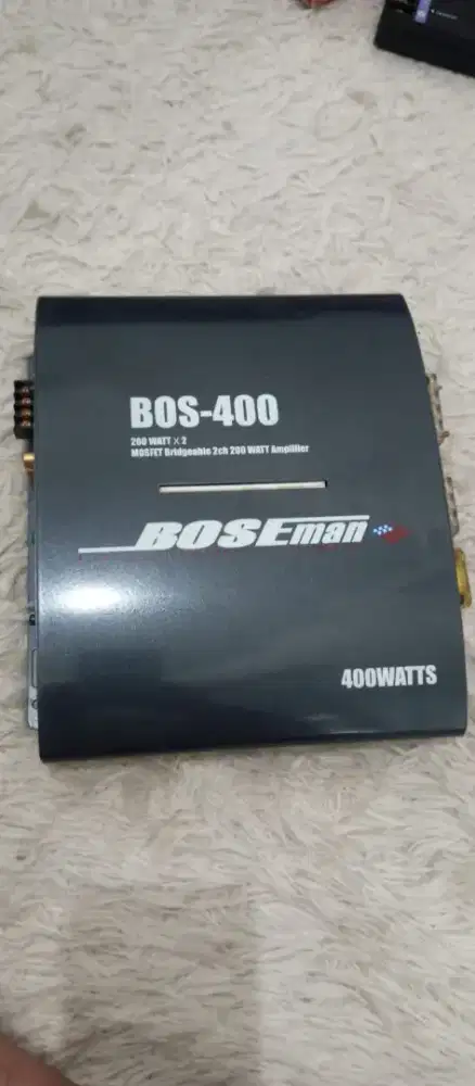 Power amplifier dua channel. BOSEMAN