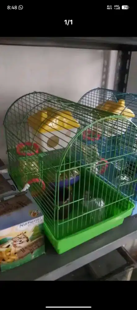 Kandang hamster 2 lantai baru