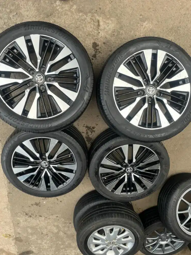 Velg Rep OEM Toyota Alphard ring 18 pcd 5x114,3 ban 225/50 R18 4pcs