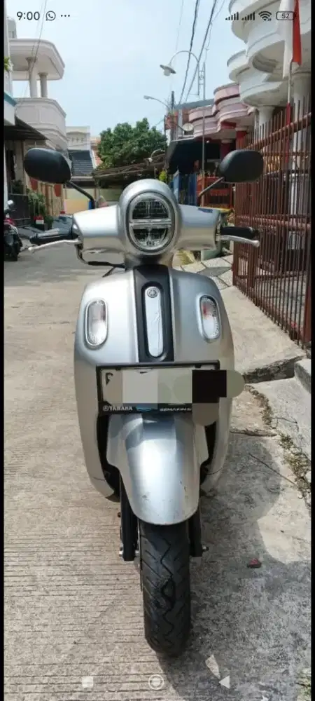 Dijual Yamaha fazzio silver gres