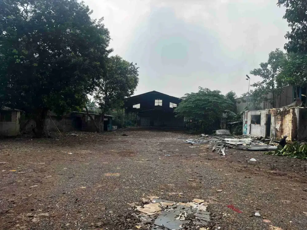 disewakan gudang pul mobil/alat berat di jln utama
