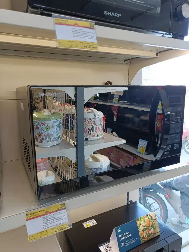 Microwave Sharp 25L Bunga 0 Tanpa Dp