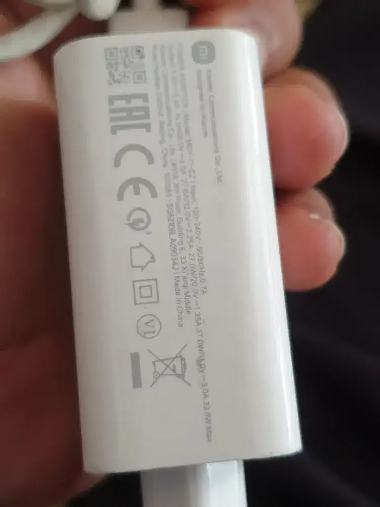 Charger ori bawaan redmi note 10 pro