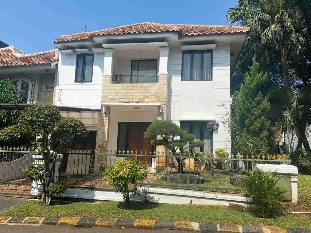 dijual murah rumah mewah semi furnish dlm cluster belakang mall Ciputra cibubur