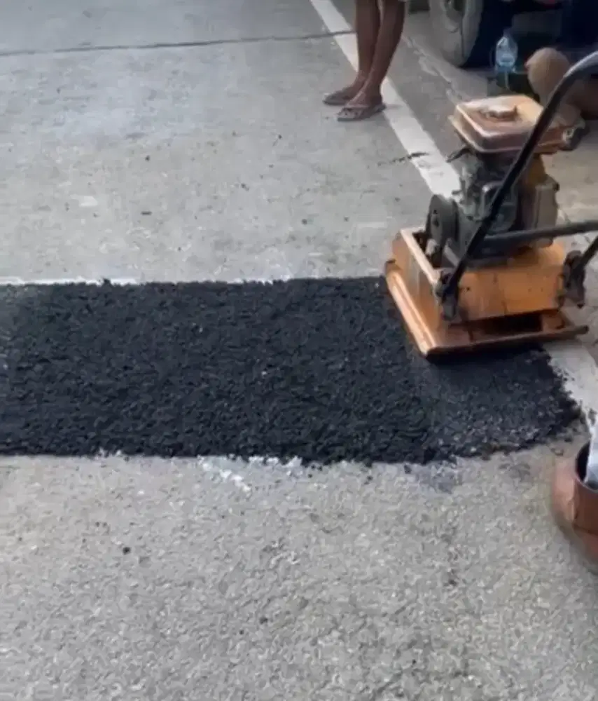 Aspal jalan Sidoarjo instan coldmix