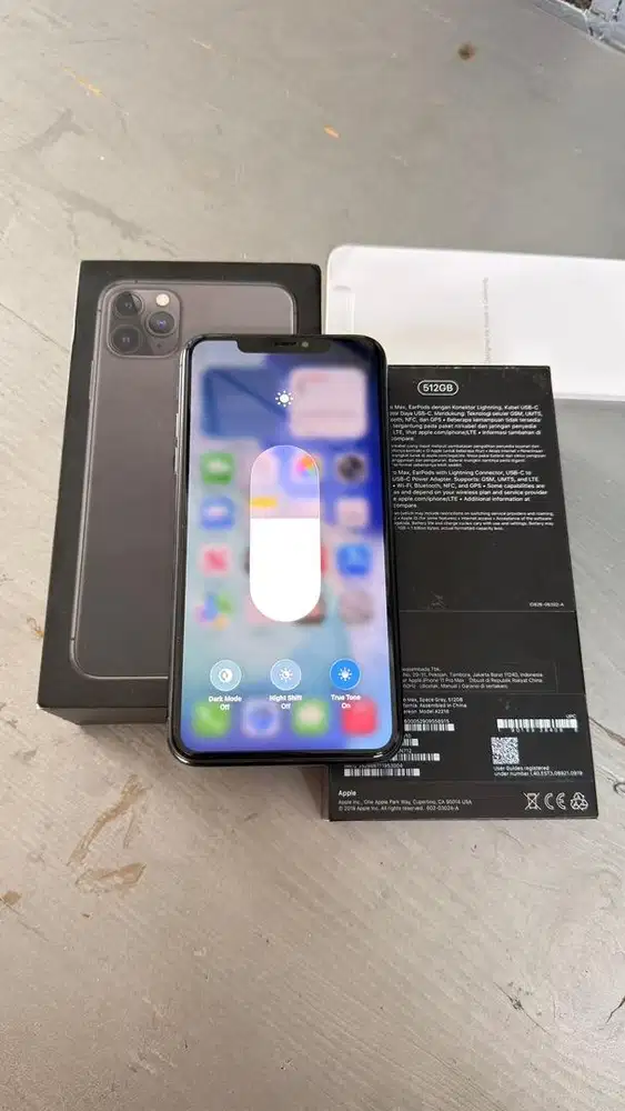 Iphone 11 Promax 512GB Grey Resmi Ibox Mulus Lengkap