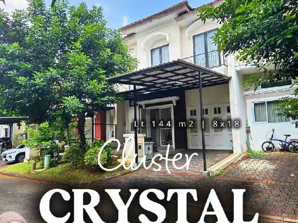 dijual cepat rumah siap huni sudah renov di Cluster crystal gading serpong