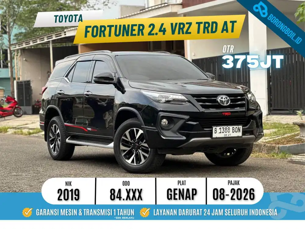 Fortuner VRZ TRD Sportivo 2019 Attitude Black Mica