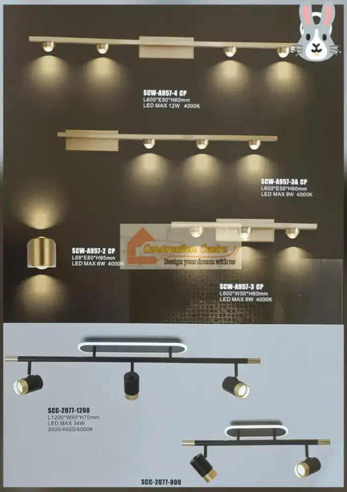 lampu sorot panjang