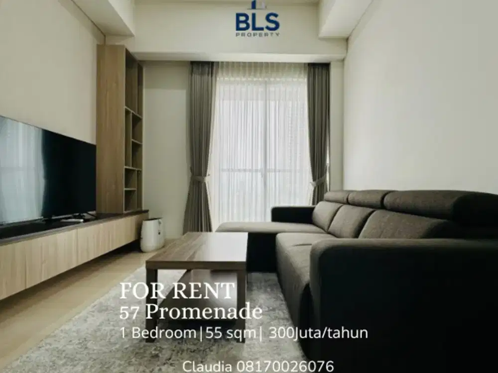 FOR RENT Apartment 57 Promenade 1BR