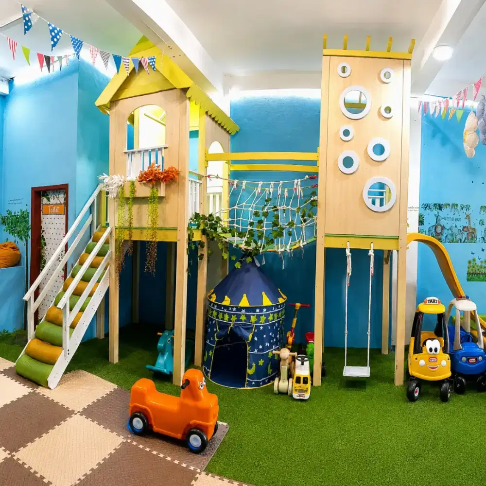 Jual Playground Anak Indoor Full Set Kondisi Siap Pakai