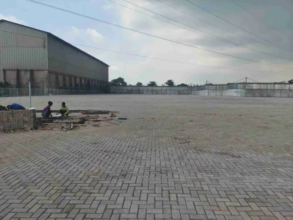 Di sewakan lahan premium  siap pakai di Bekasi.