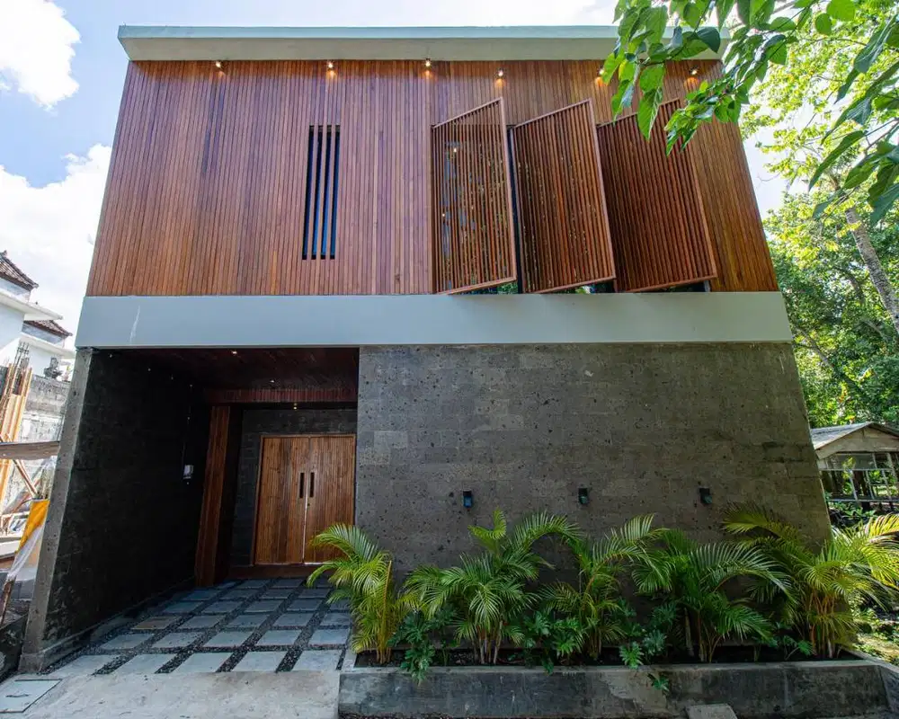Dijual Villa Brand New View Ricefield Riverfront di Tabanan