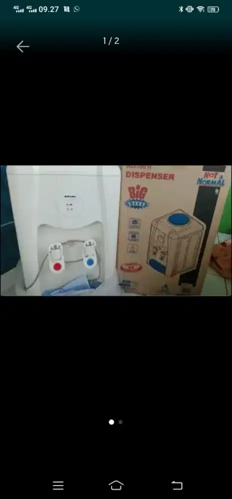 Jual dispenser dan setrika baru