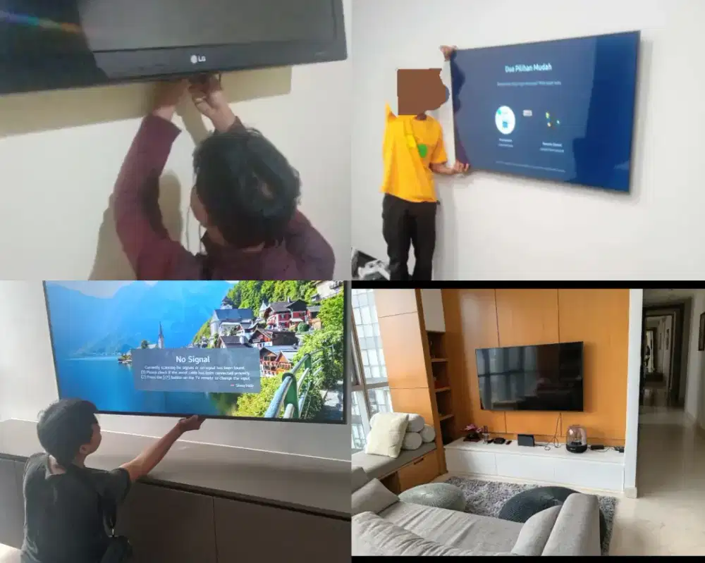 Braket +pasang atau jasa pasang terima rapih breket bracket led tv
