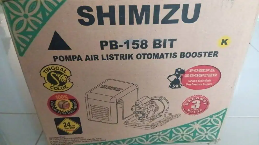 POMPA LISTRIK OTOMATIS BOOSTER BARU SHIMIZU JUAL RUGI