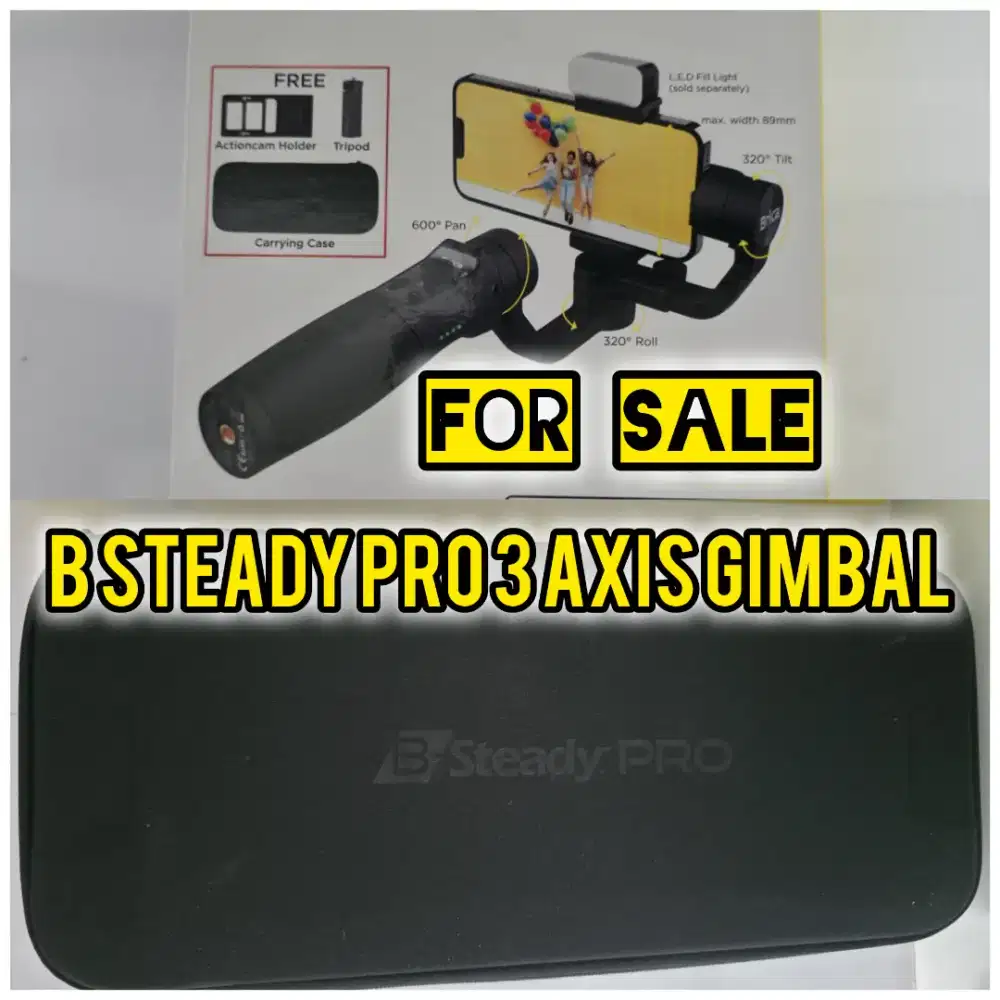 B steady pro 3 axis gimbal