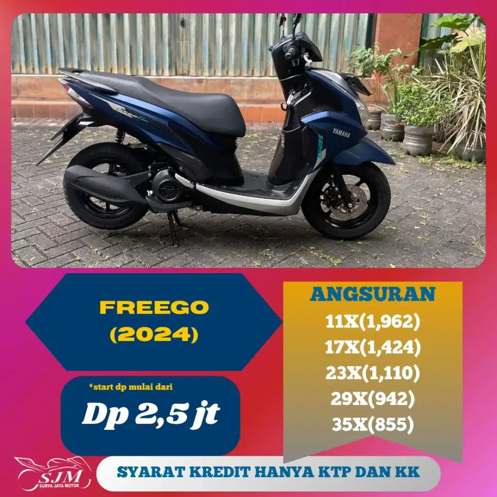 YAMAHA FREEGO 2024 MESIN HALUS