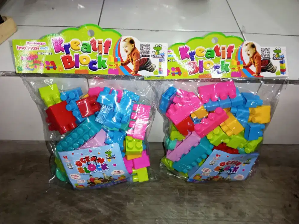 Mainan Anak Blok Lego isi 60pcs