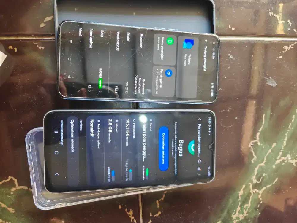 reno 4 8/128 & samsung a05s 6/128