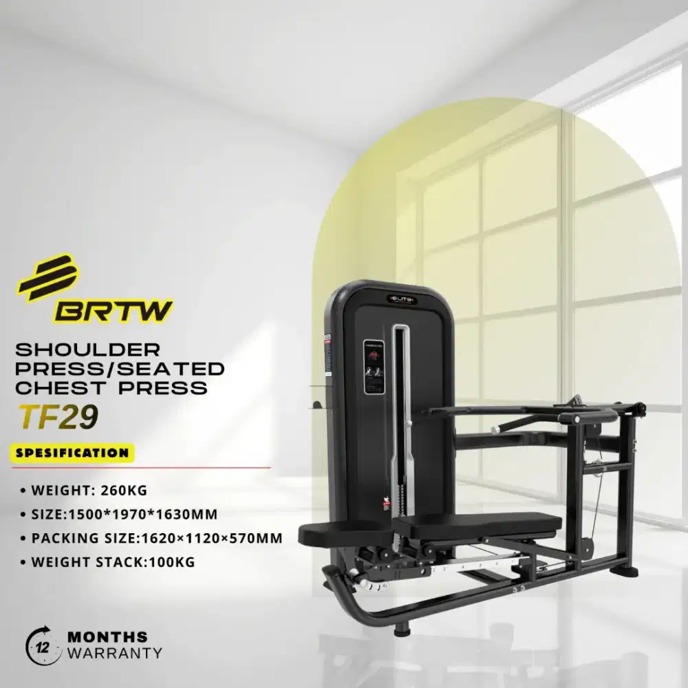 Soulder Press Seated Chest Press TF29 Alat Fitness Gym Comercial