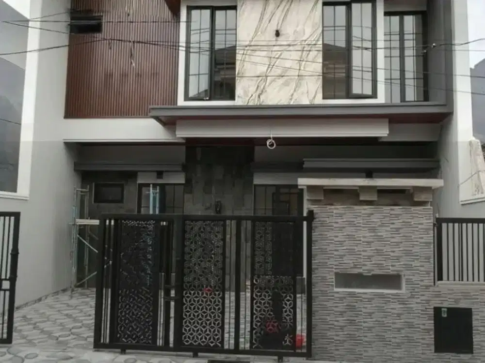 Rumah Wisma Permai Barat NEW GRESS MINIMALIS  STRATEGIS BAGUS  MODERN KONTEMPORER DEKAT GM, UNAIR, MERR