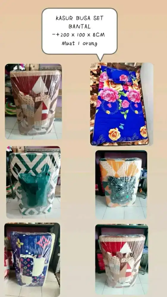 Kasur busa dan bantal