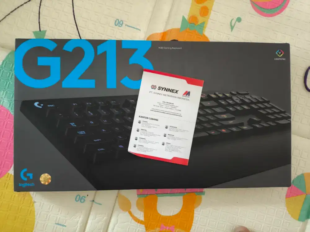 Logitech G213 Gaming Keyboard RGB with Lighting and Anti Ghosting