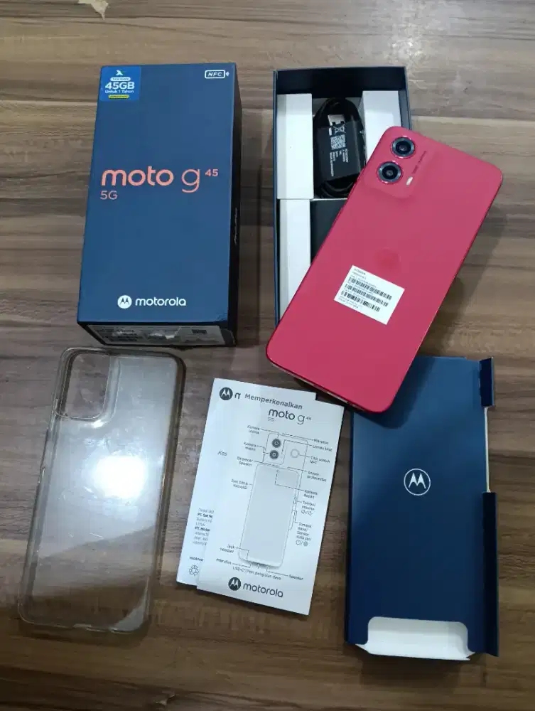 Motorola moto g45 5G 8/256 seken murah dan lengkap