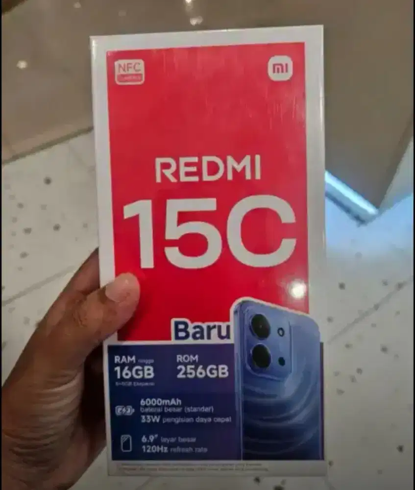Hp Redmi 15C Ram 8+8 Internal 256 Baru Termurah Terlaris