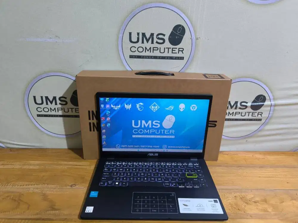 ASUS E410K INTWEL N4500U RAM 8GB SSD 256GB NORMAL GARANSI ON