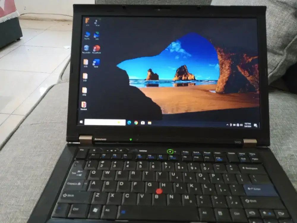 Laptop lenovo t410i i5 ram 8gb ssd 128gb ngebut