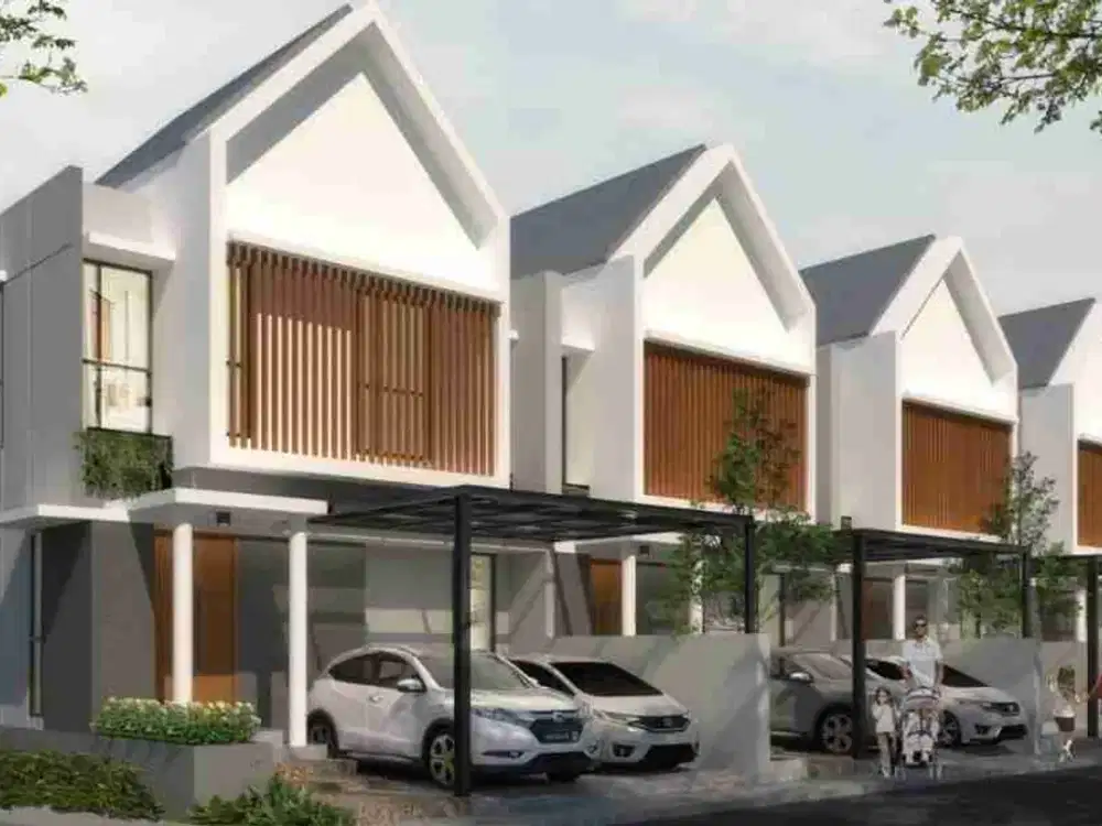 Sisa 1 unit. Rumah baru hoek full furnis tinggal pindah bawa koper aja , lokasi kranggan, jatisampurna, bekasi, harga dibawah 2M
