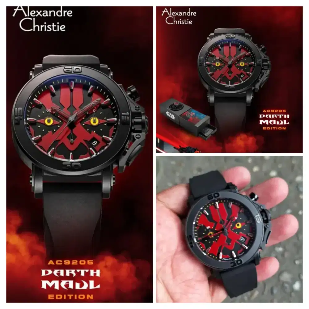 Ready!Jam Tangan Alexandre Christie AC 9205 MCROM LIMITED EDITION PRIA