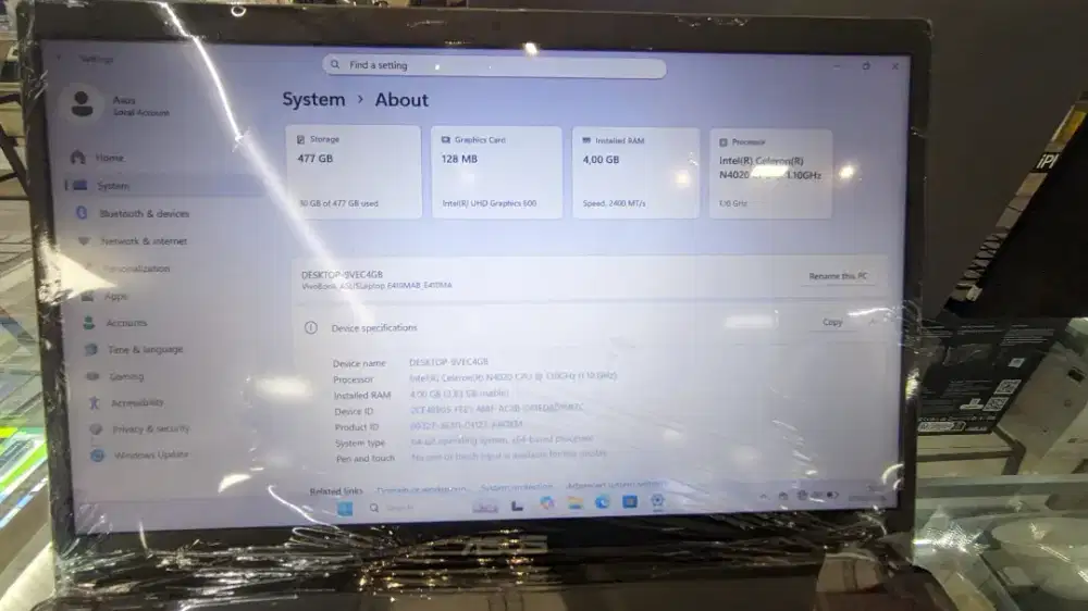 Laptop Asus e410MA