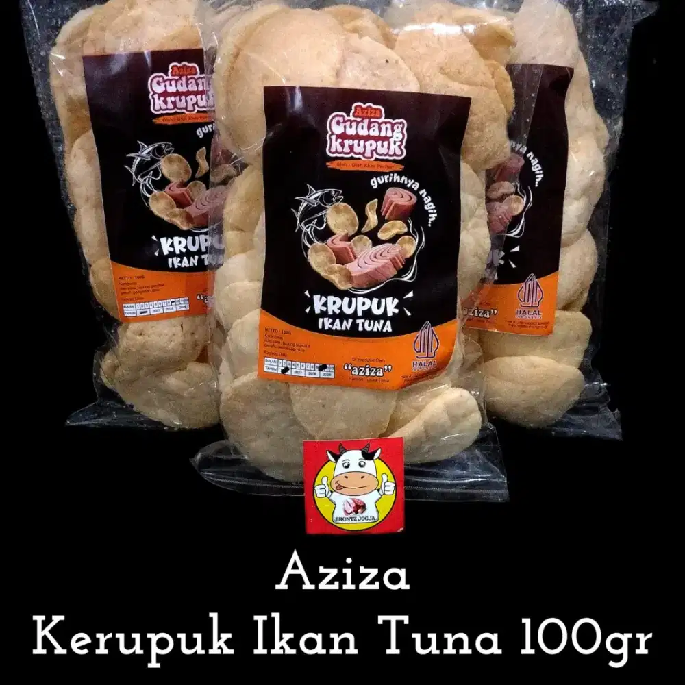 Kerupuk ikan tuna 100gr - Brontz Jogja