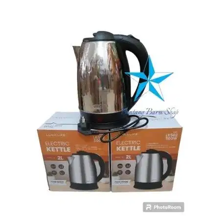 teko listrik luna life 2 liter baru