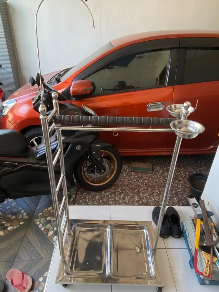tangkringan parrot stainless stainles