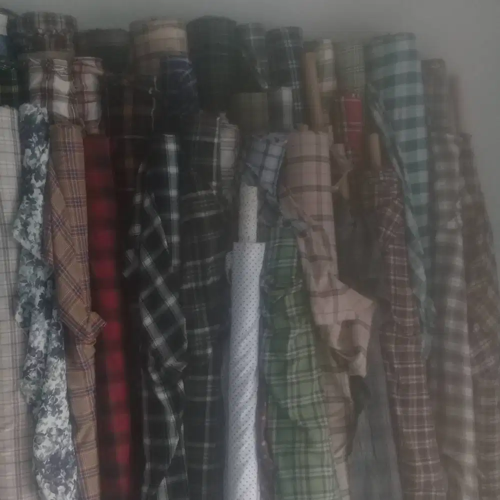 Bahan flanel meteran