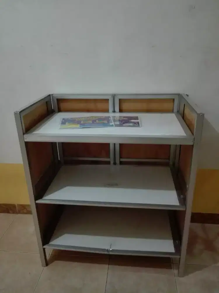 STAND GEROBAK MAKANAN PORTABLE