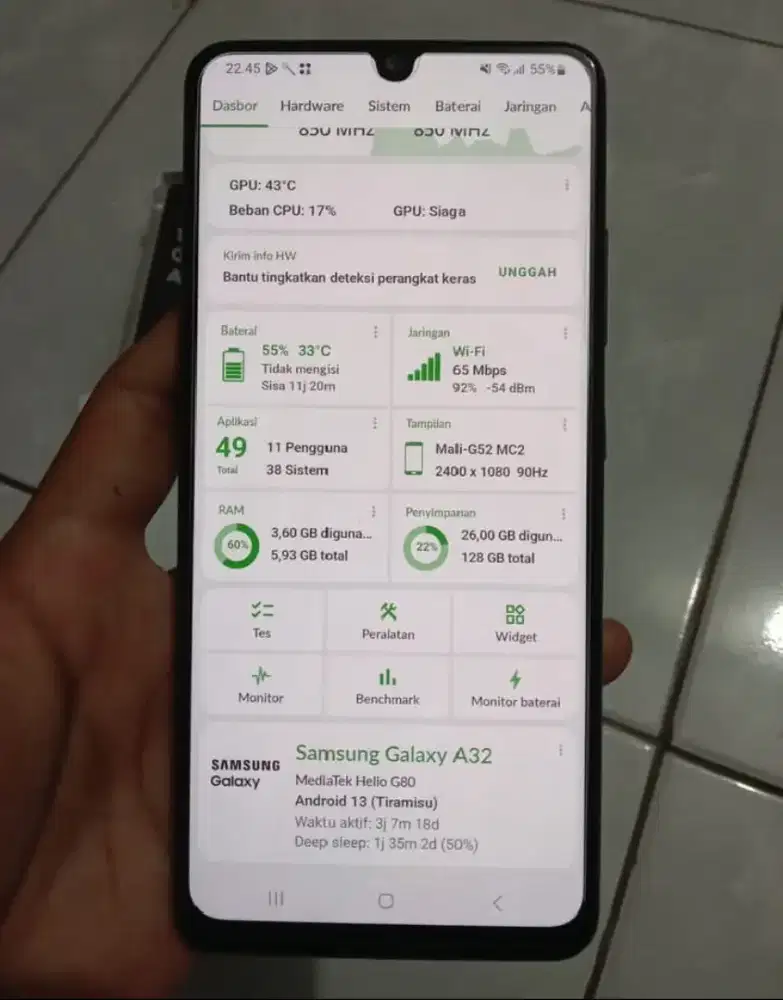 SAMSUNG GALAXY A32 fullset