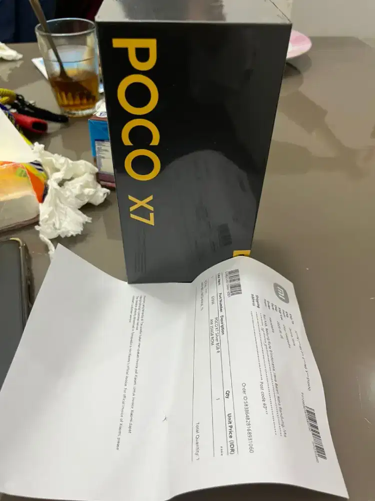 HP POCO X7 8/258 GB KONDISI BARU SEGEL BNIB