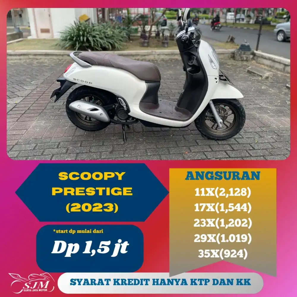 HONDA SCOOPY PRESTIGE 2023 CASH & KREDIT