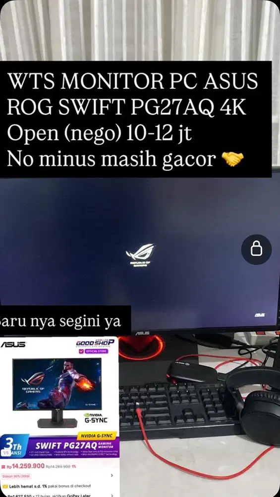 Monitor ASUS ROG SWIFT