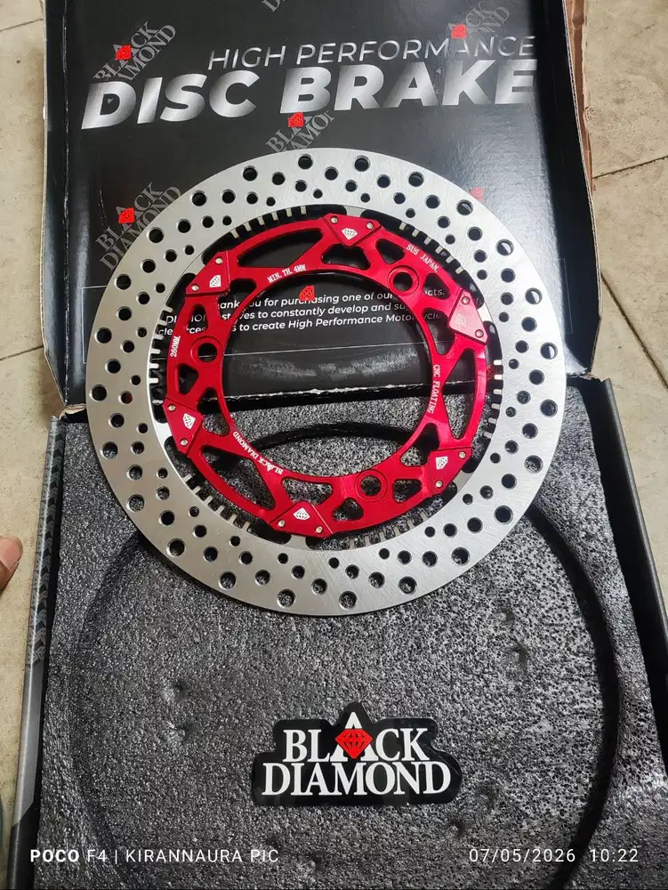 BLACKDIAMOND Disc brake depan, cakram depan.. dijual cepat