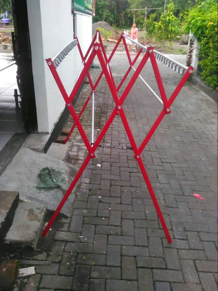 jemuran 2m warna lipat